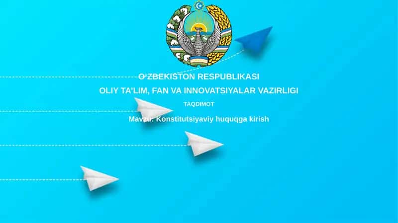Konstitutsiyaviy huquqning mohiyati va asoslari