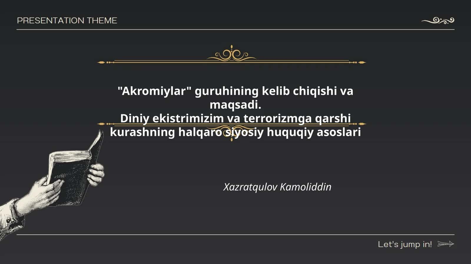 Akromiylar guruhining kelib chiqishi