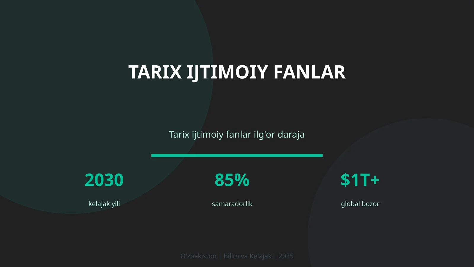 Tarix ijtimoiy fanlar