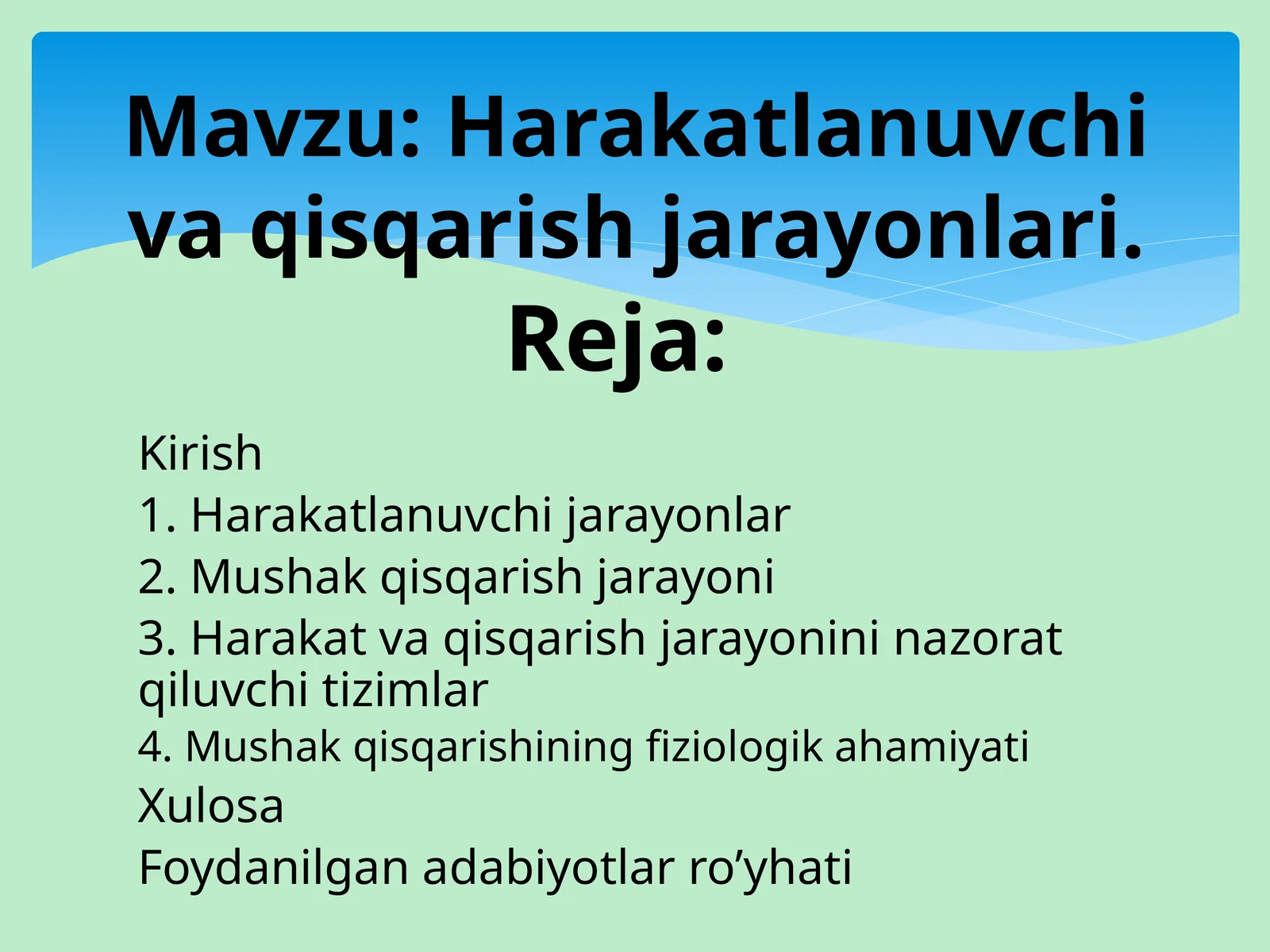 Harakatlanuvchivaqisqarishjarayonlari