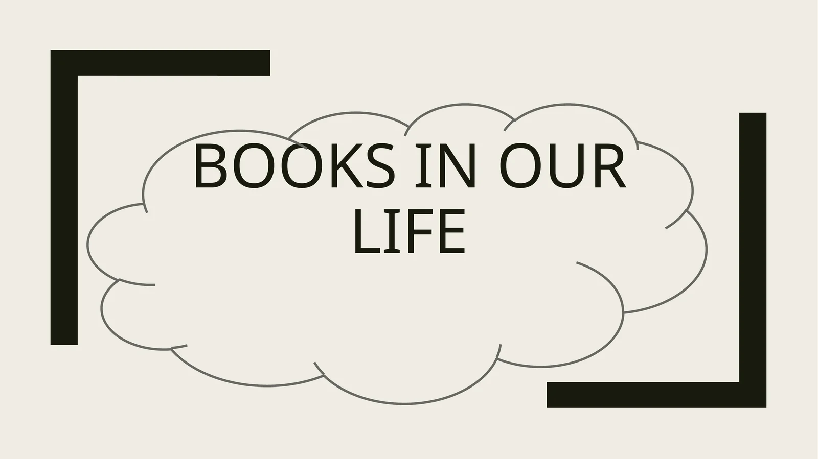 Books in our life