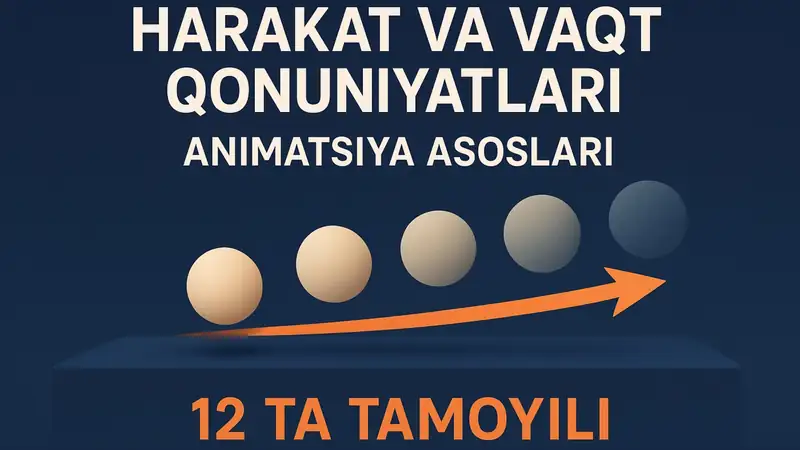 Harakat va vaqt qonuniyatlar animatsiya tamoyillari