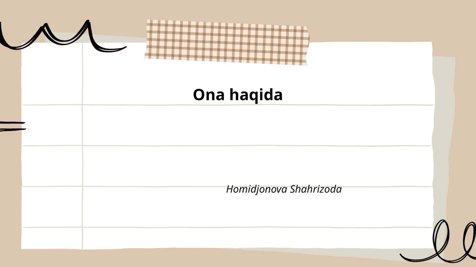 Ona haqida