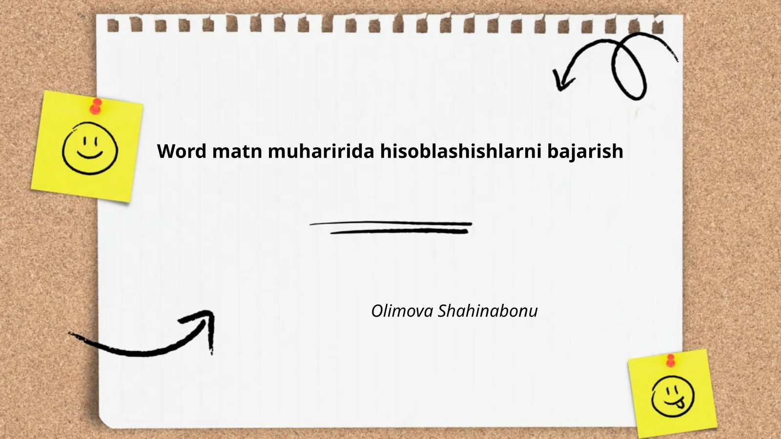 Hisoblash amallari asoslari