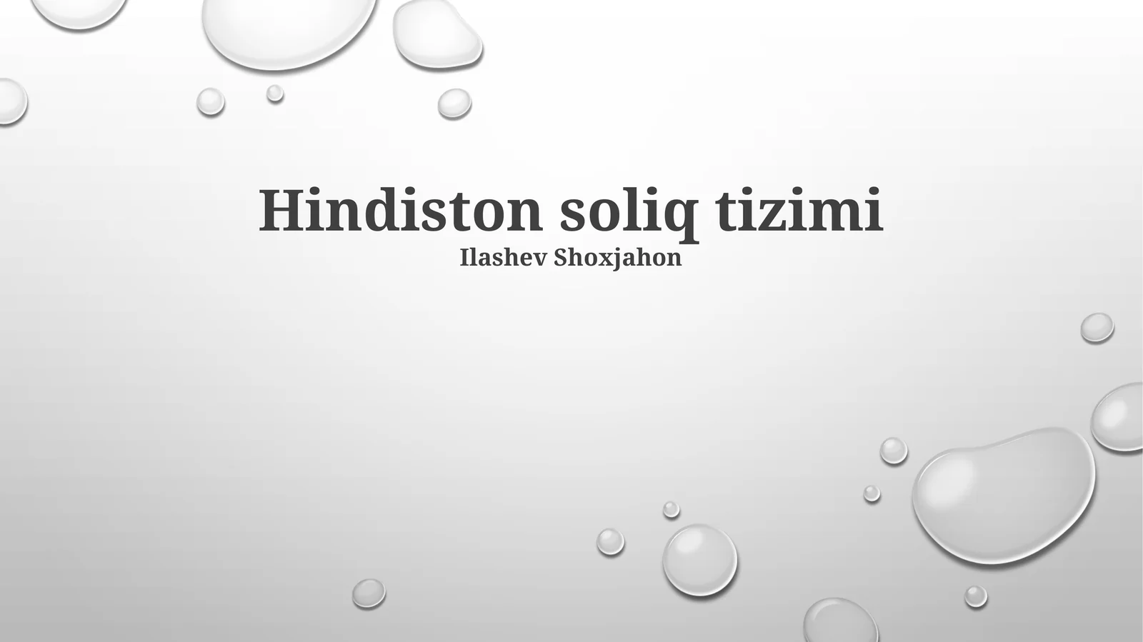 Hindiston soliq tizimi