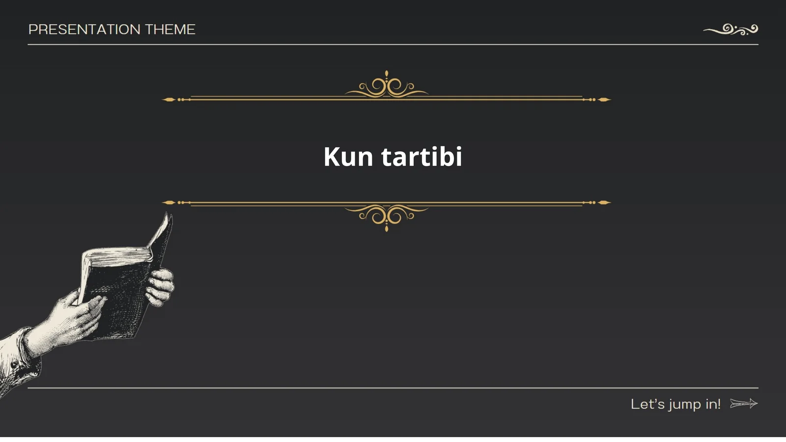 Kun tartibi Abdurahmonova Go'zal