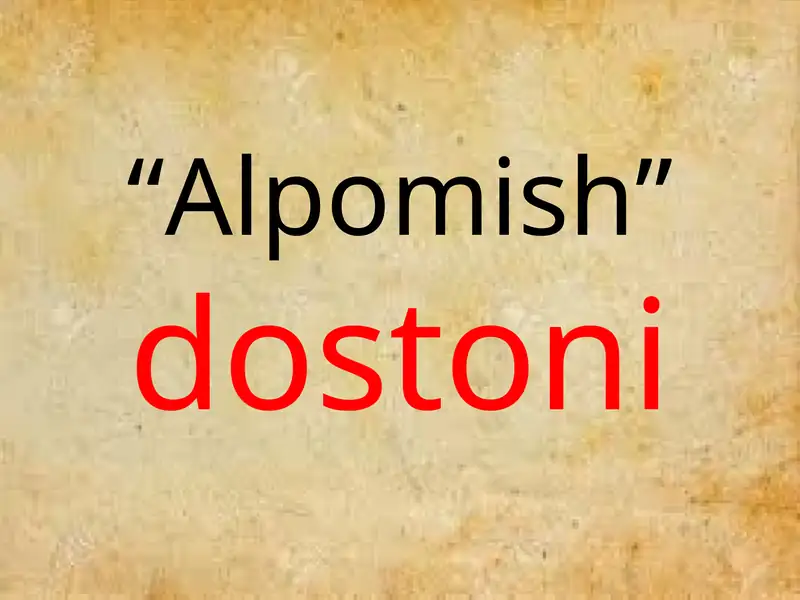 “Alpomish”dostoni