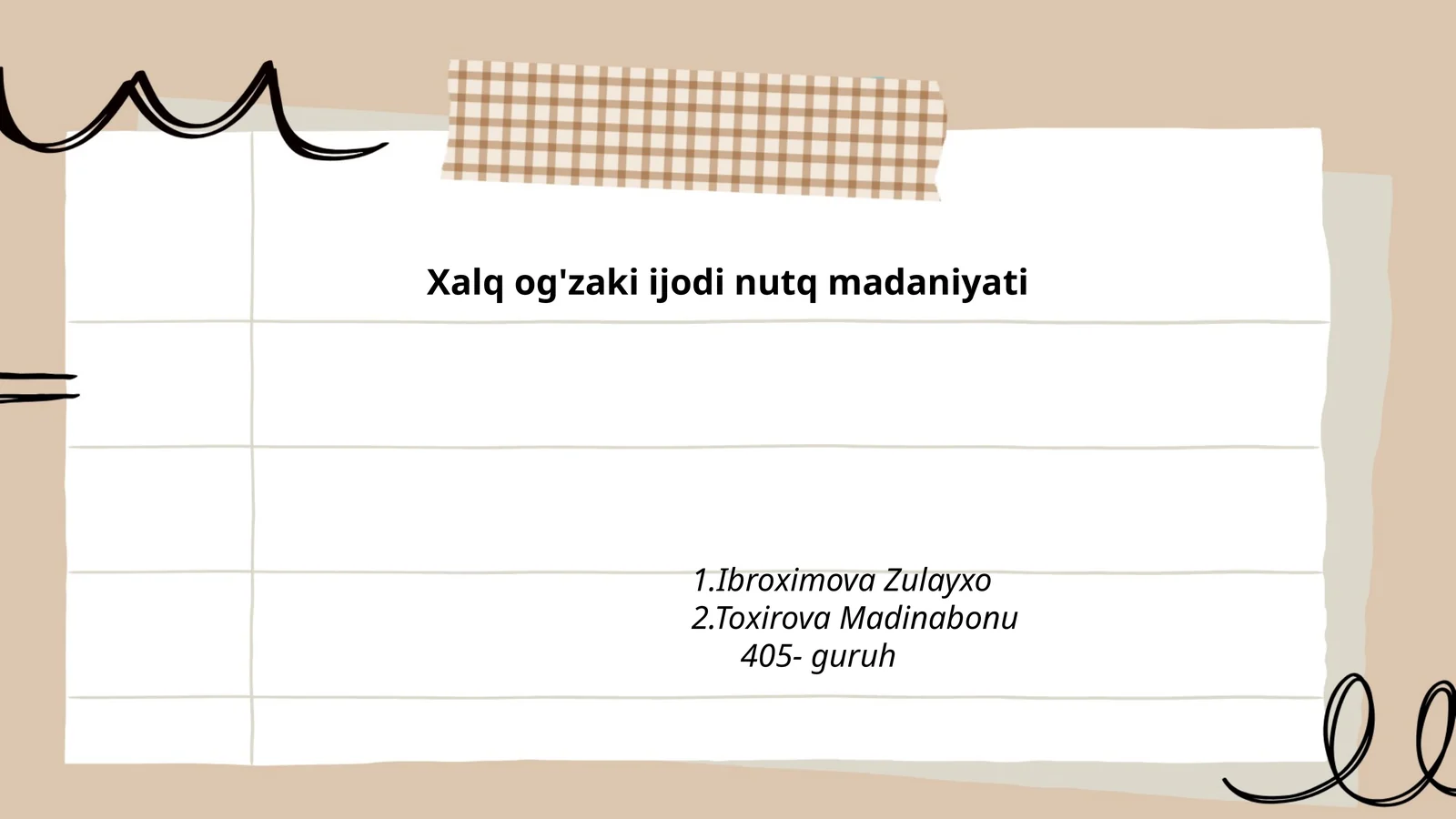 Xalq og'zaki ijodi nutq madaniyati