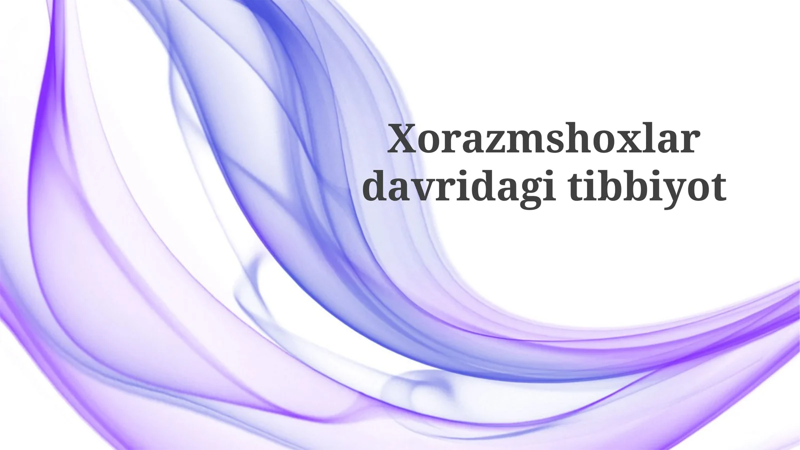 Xorazmshoxlardavridagitibbiyot