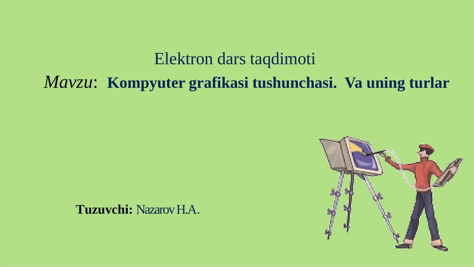 Elektrondarstaqdimoti
