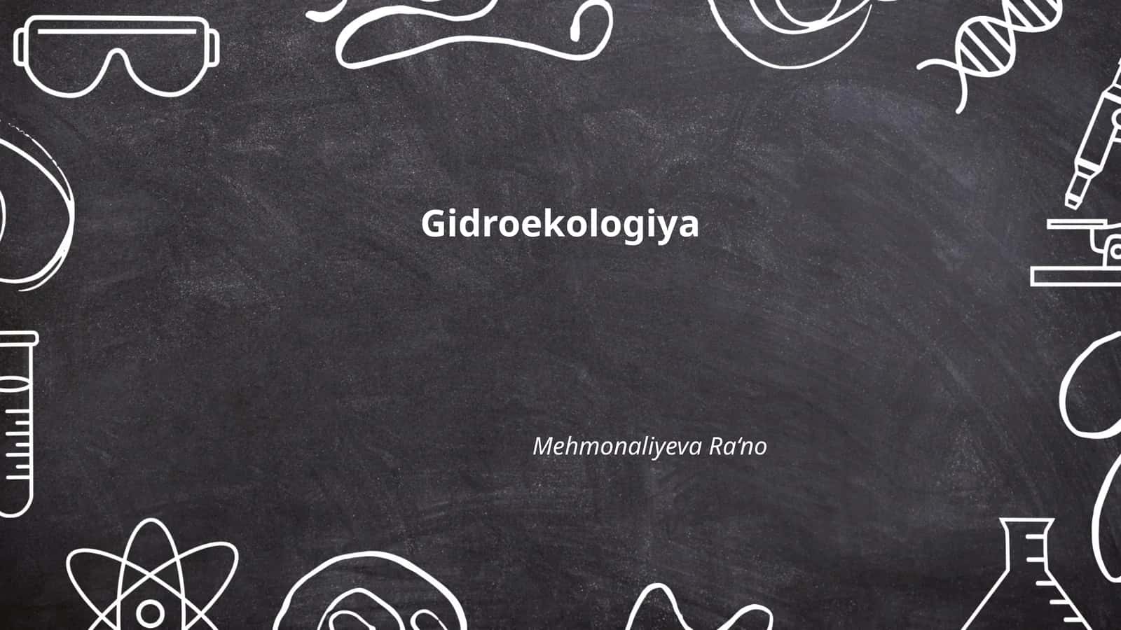 Gidroekologiya