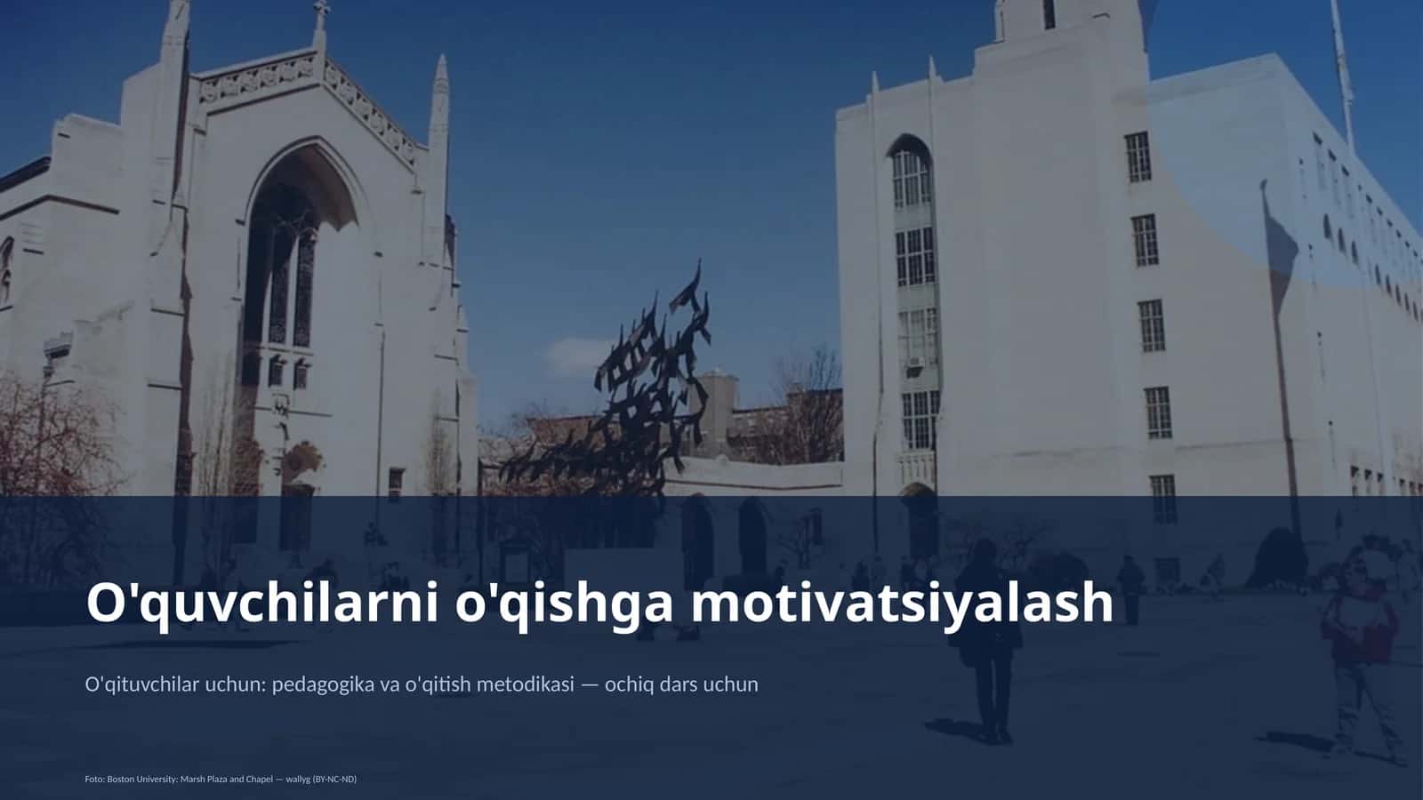 O'qituvchilar uchun: pedagogika va o'qitish metodikasi