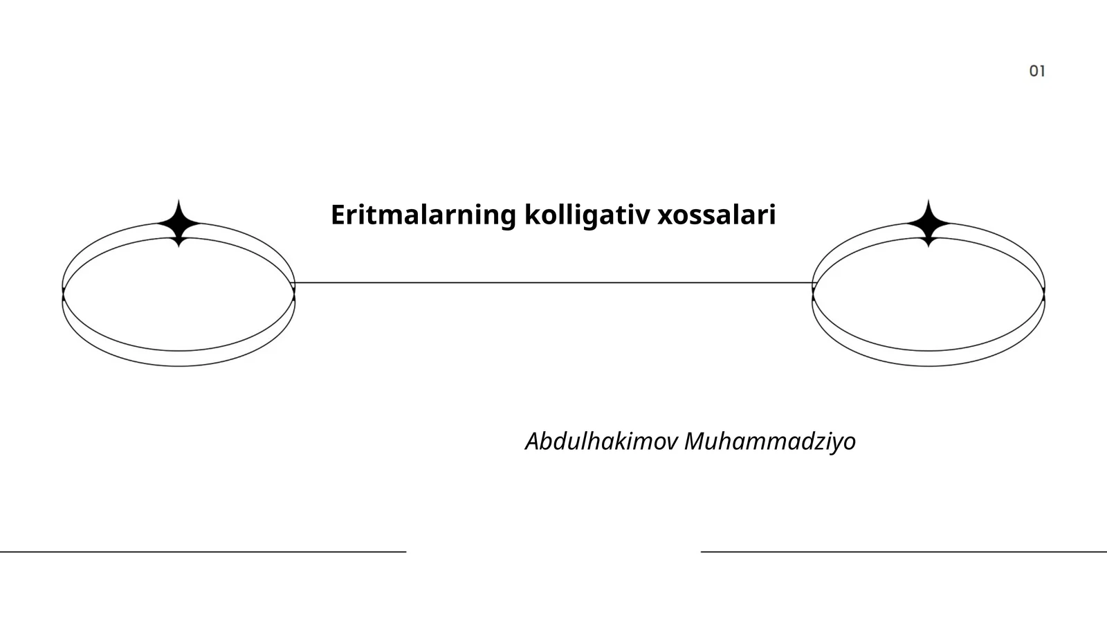 Eritmalarning kolligativ xossalari