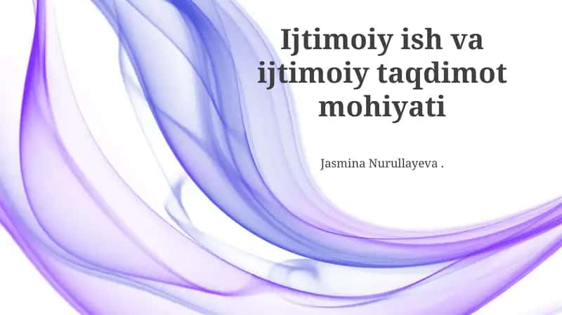 Samarali ijtimoiy taqdimot san'ati