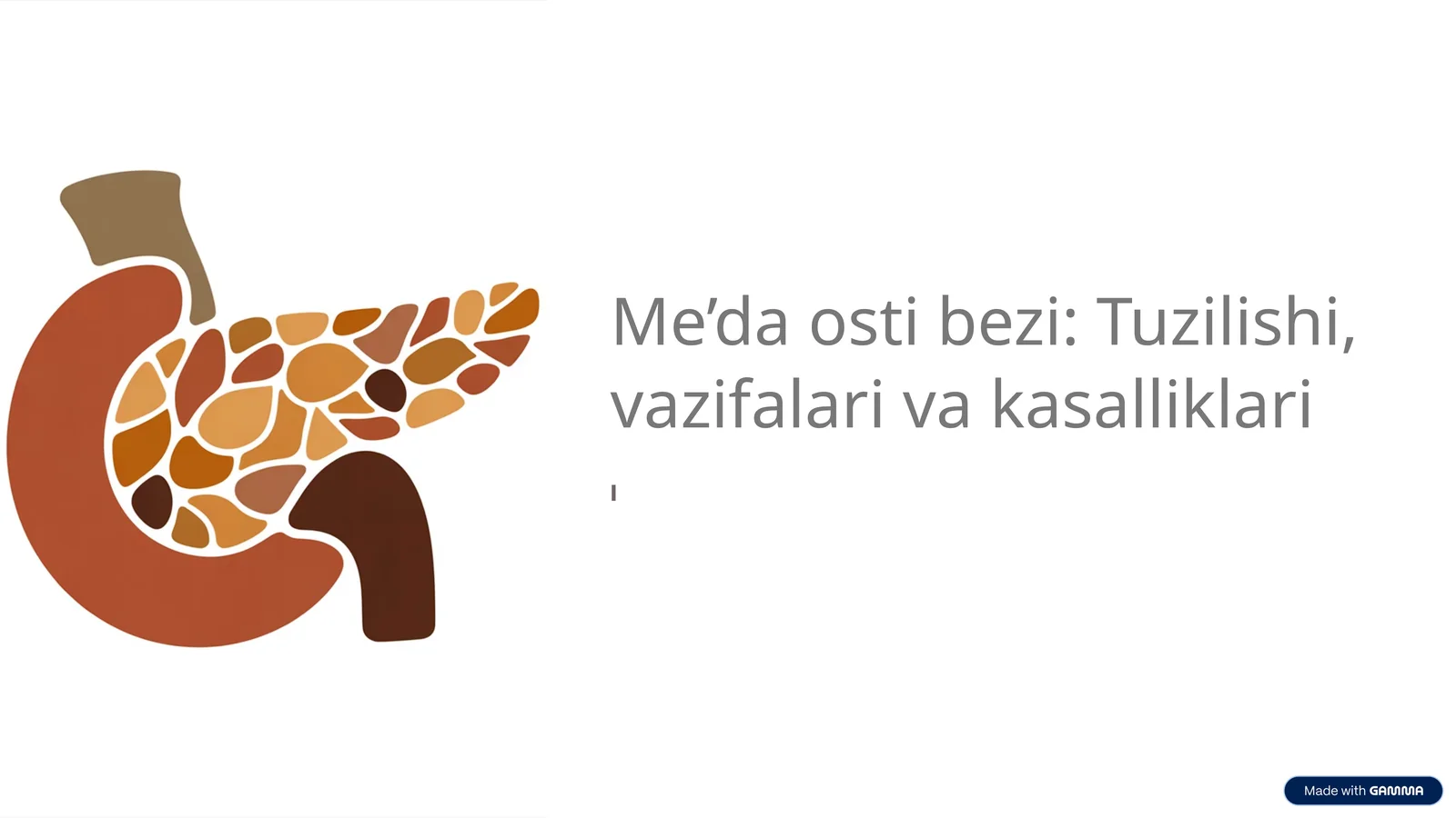 Me’da osti bezi: Tuzilishi, vazifalari va kasalliklari