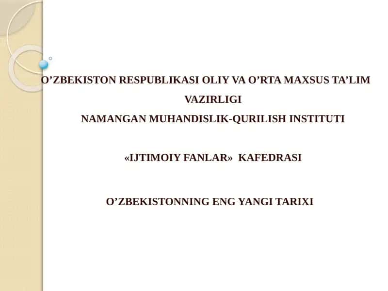 Iqtisodiyotni modеrnizatsiya qilish kontsеptsiyasi