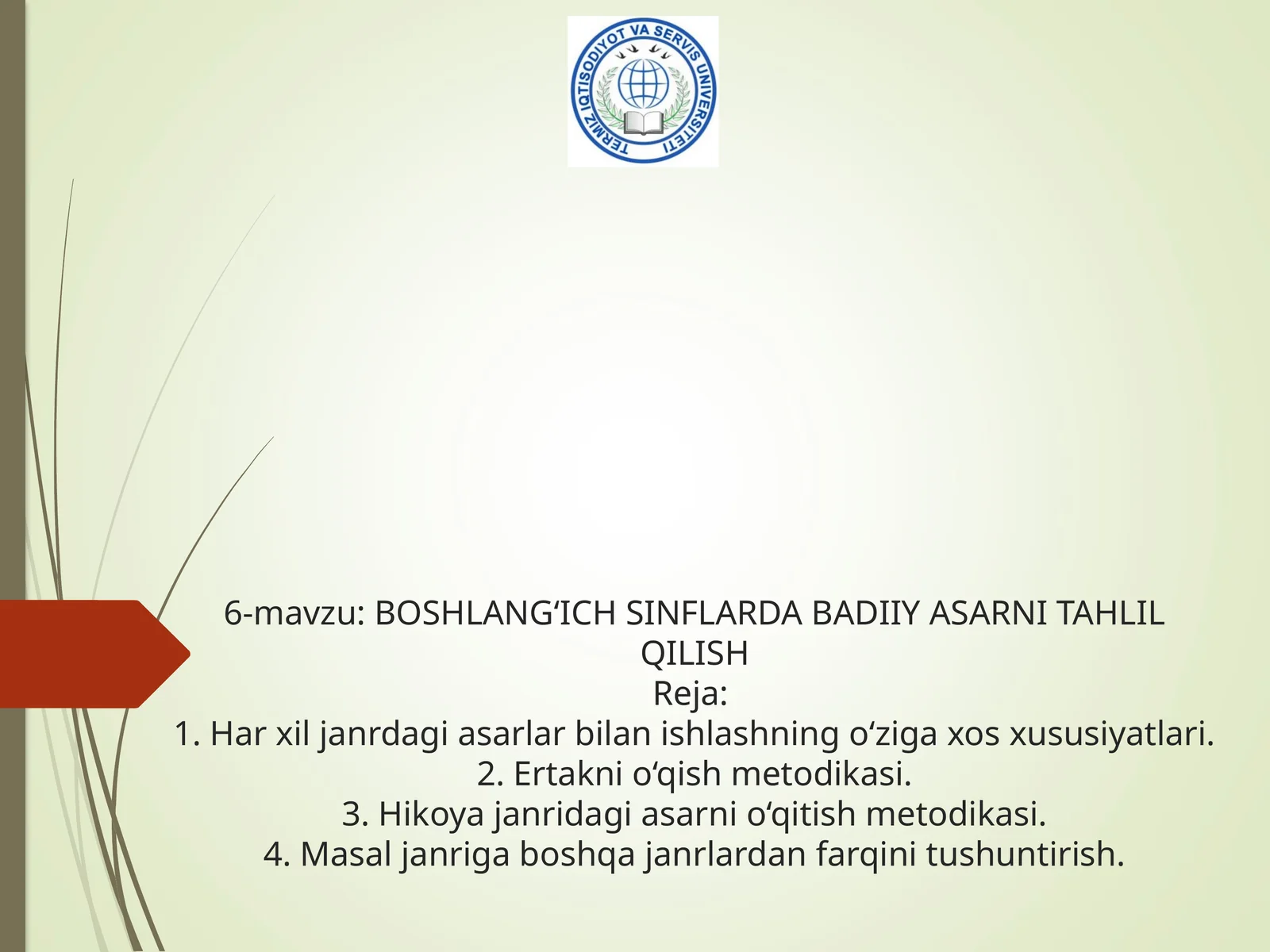 Badiiy asar ustida ishlash bosqichlari