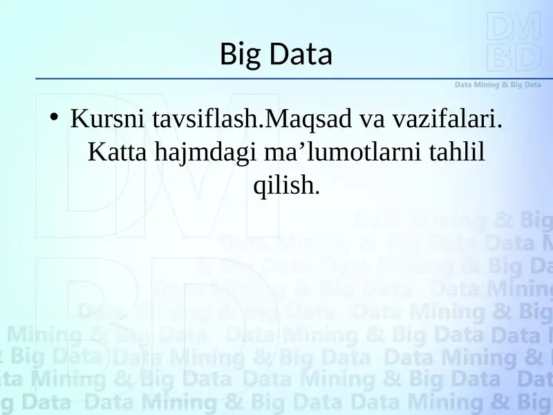 Big Data