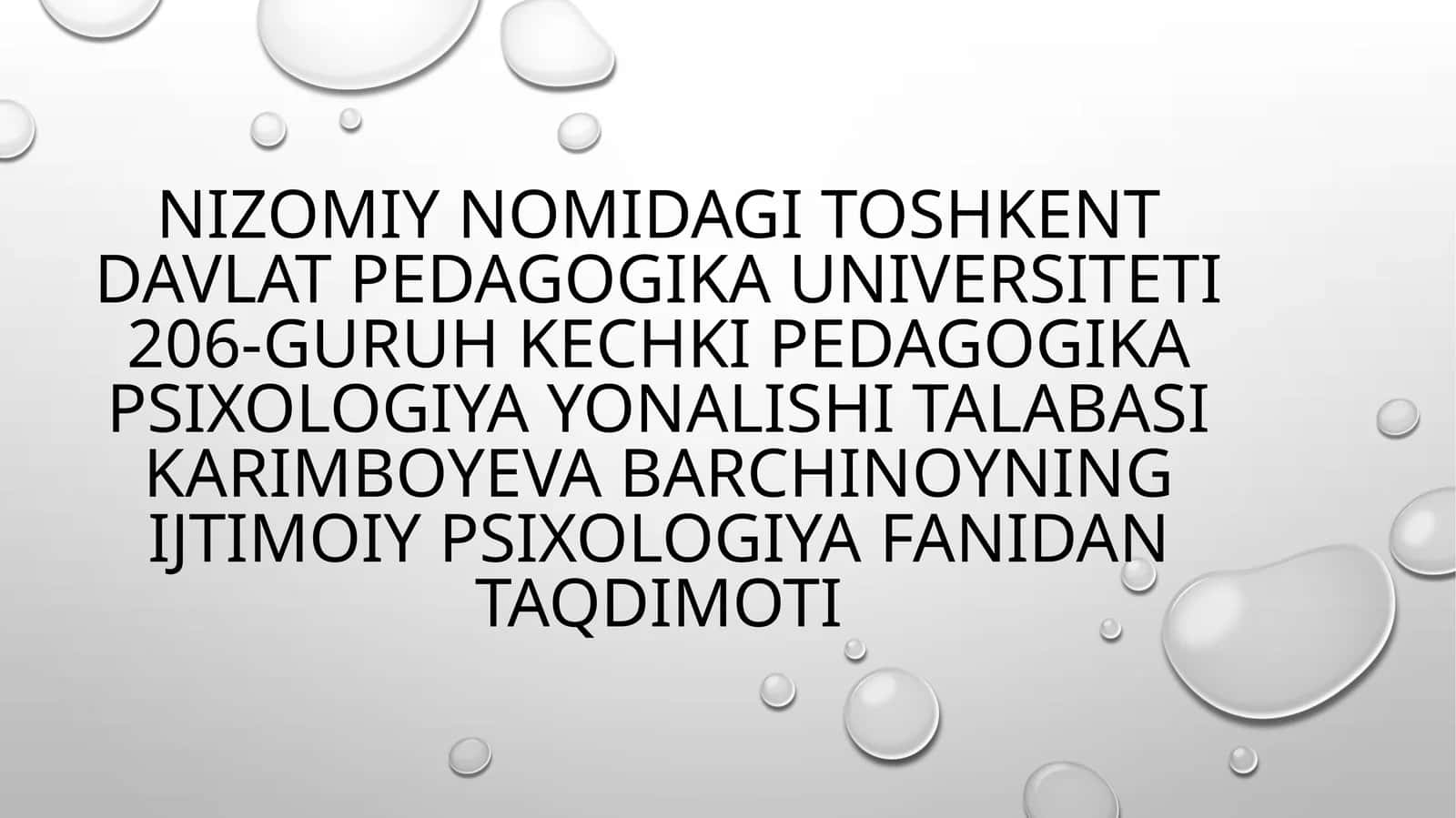Ijtimoiy psixologiyaNiNg asosiy zamonaviy yonalishlari