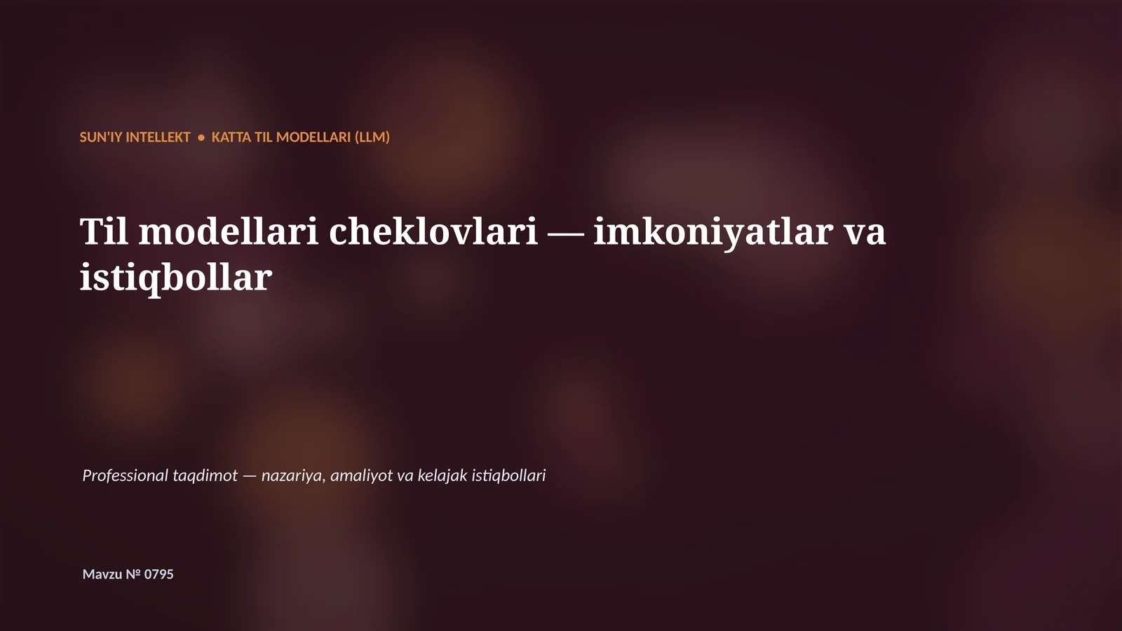 KATTA TIL MODELLARI (LLM)