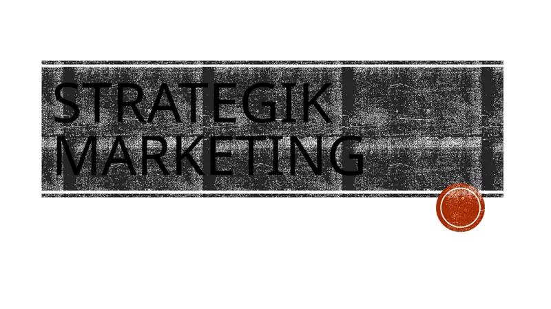 Strategik marketing
