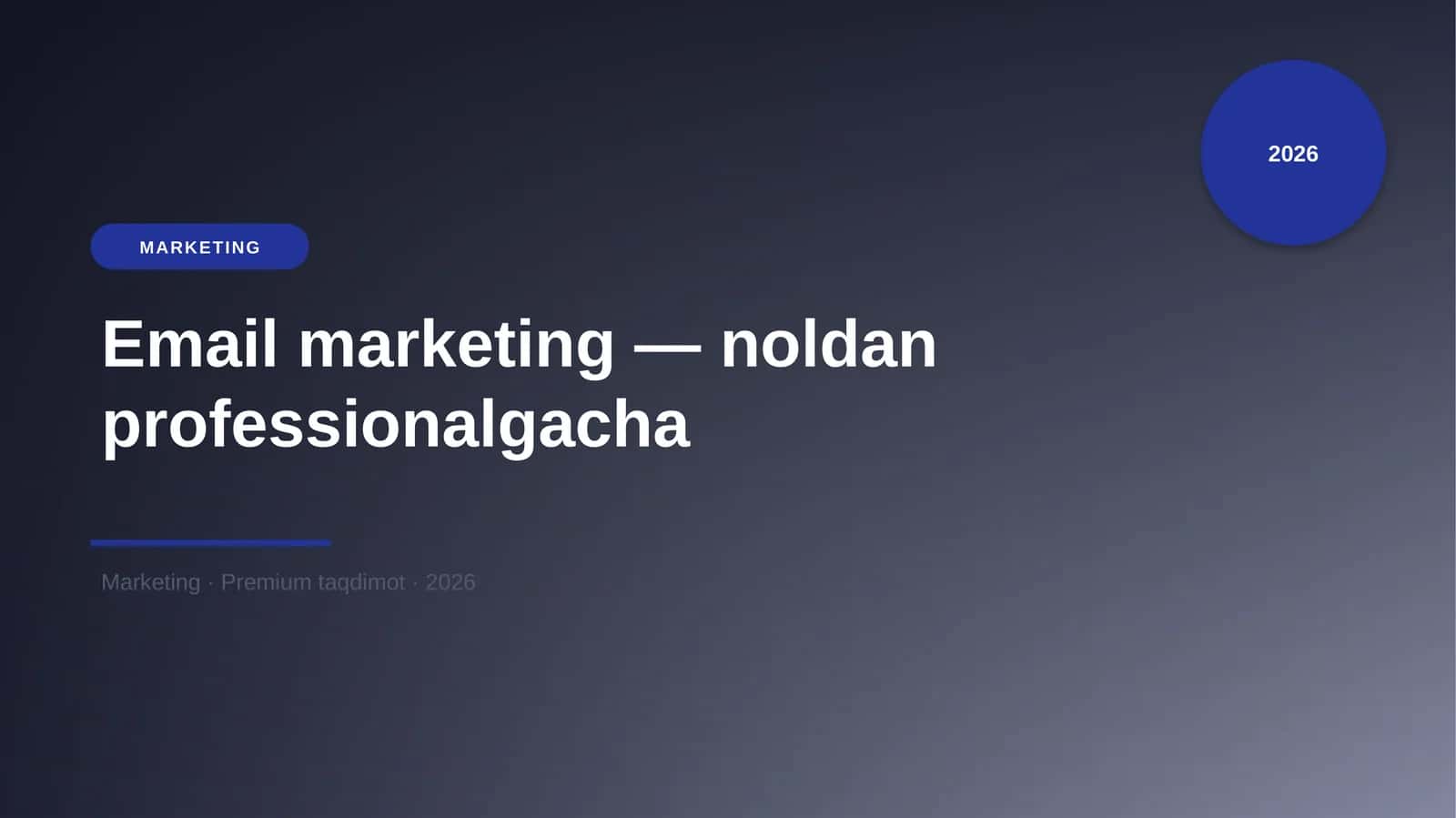 Email marketing — noldan professionalgacha