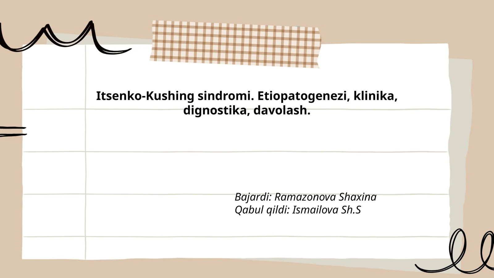 Itsenko-Kushing sindromi