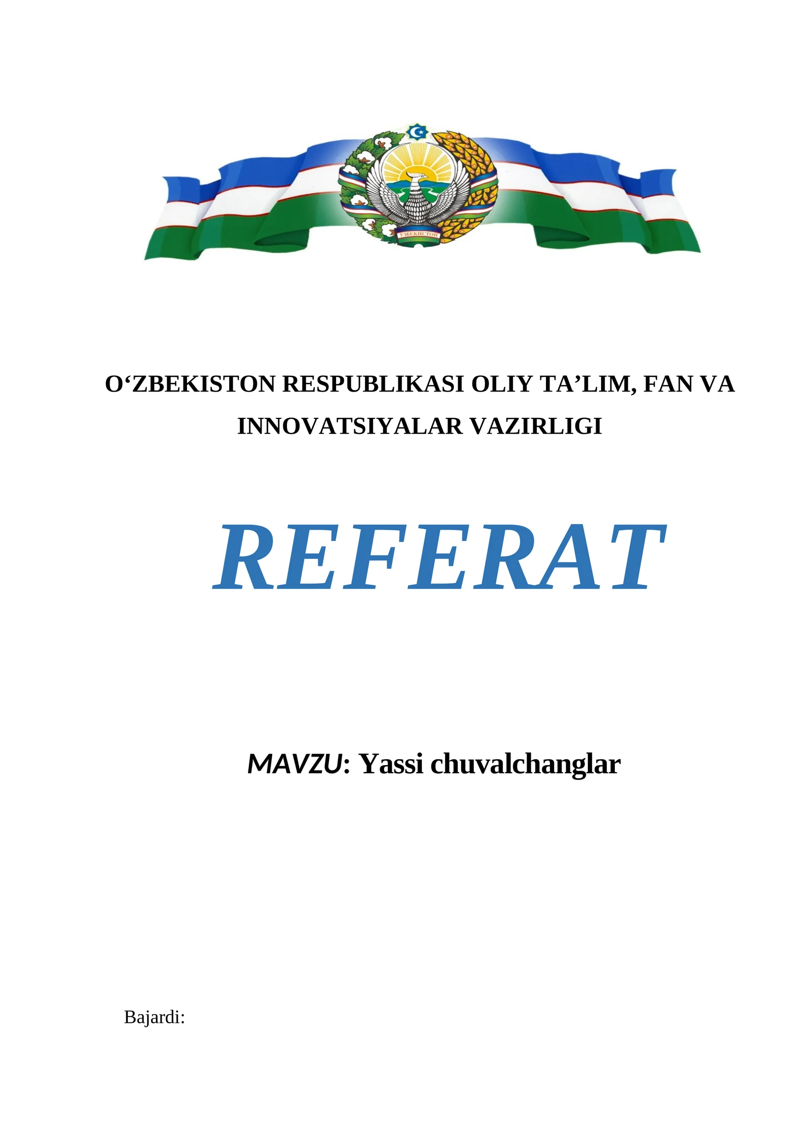 Yassi chuvalchanglar