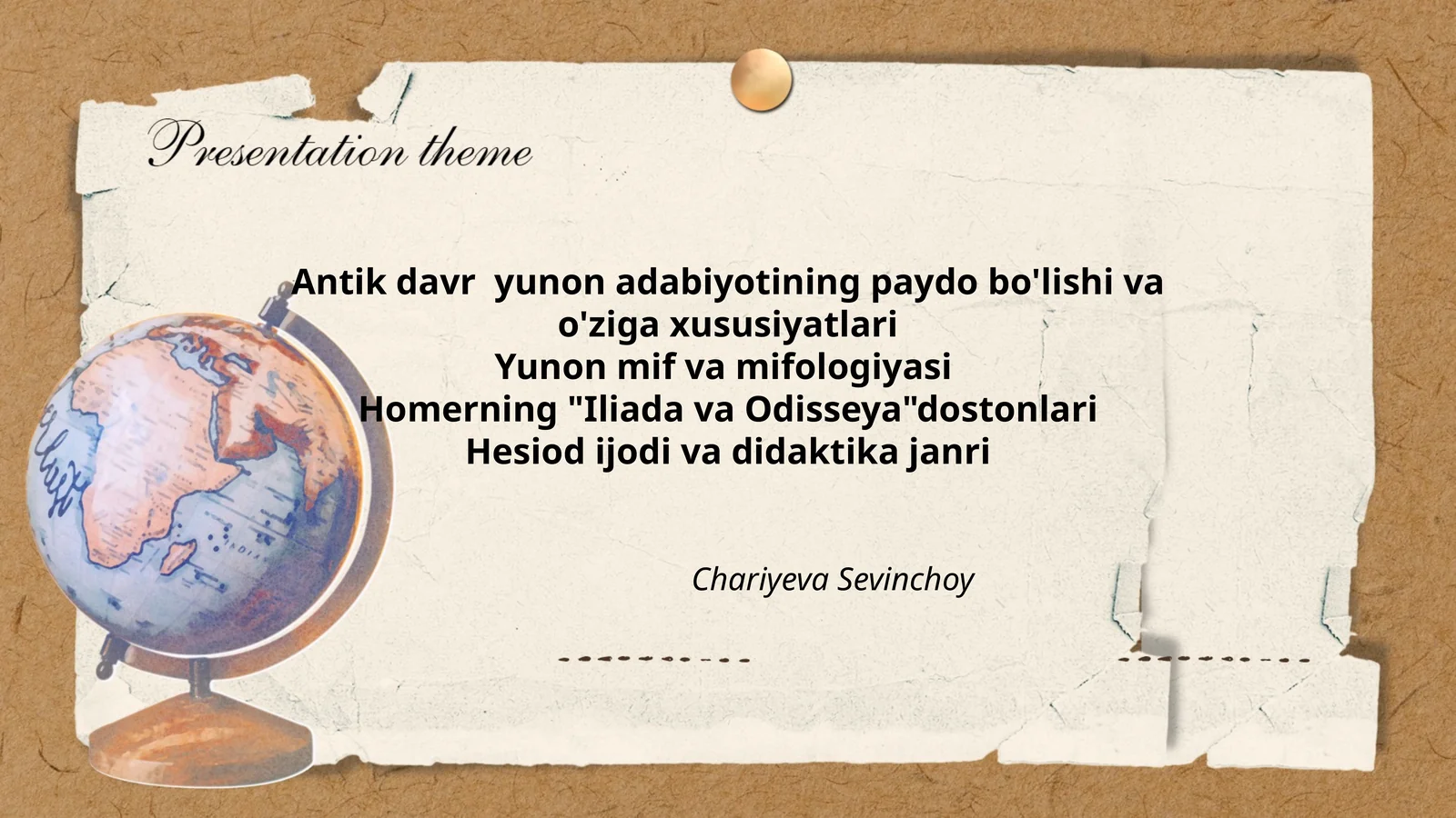 Antik davr yunon adabiyoti