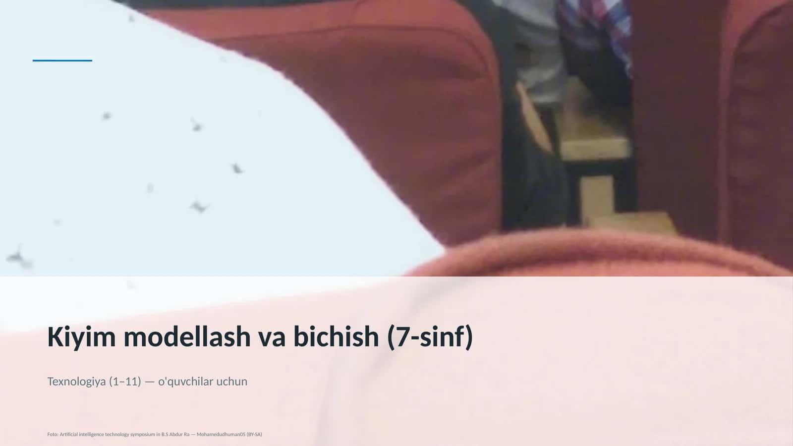 Kiyim modellash va bichish (7-sinf)