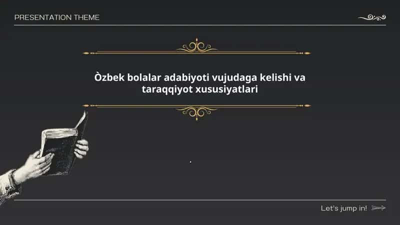 O'zbek bolalar adabiyoti