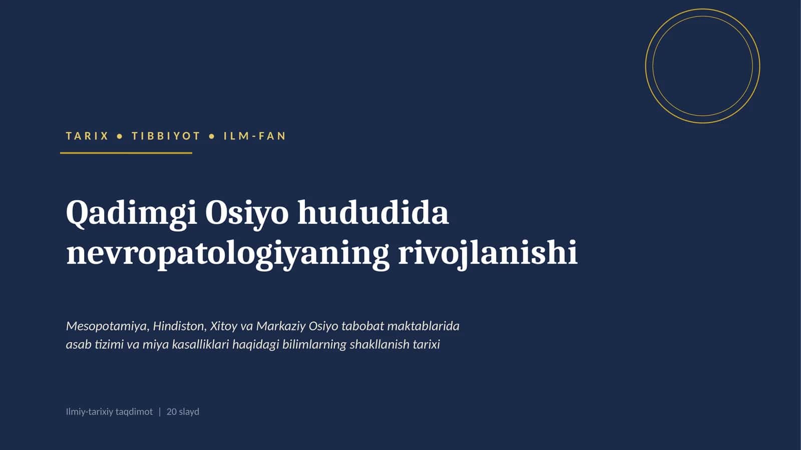 Nevropatologiya tarixi