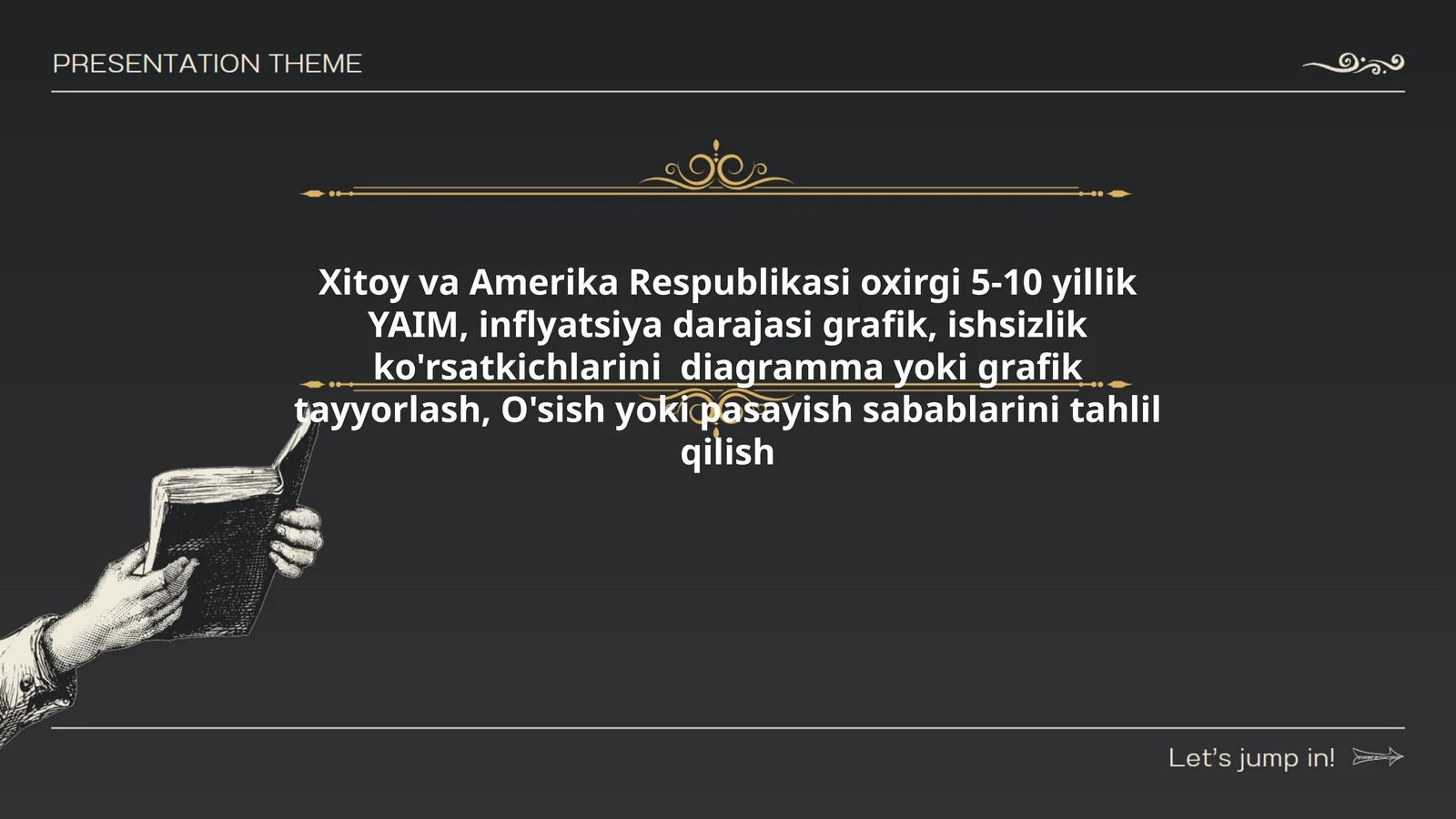 Xitoy va Amerika Respublikasi oxirgi 5-10 yillik YAIM, inflyatsiya darajasi grafik, ishsizlik ko'rsatkichlarini diagramma yoki grafik tayyorlash, O'sish yoki pasayish sabablarini tahlil qilish