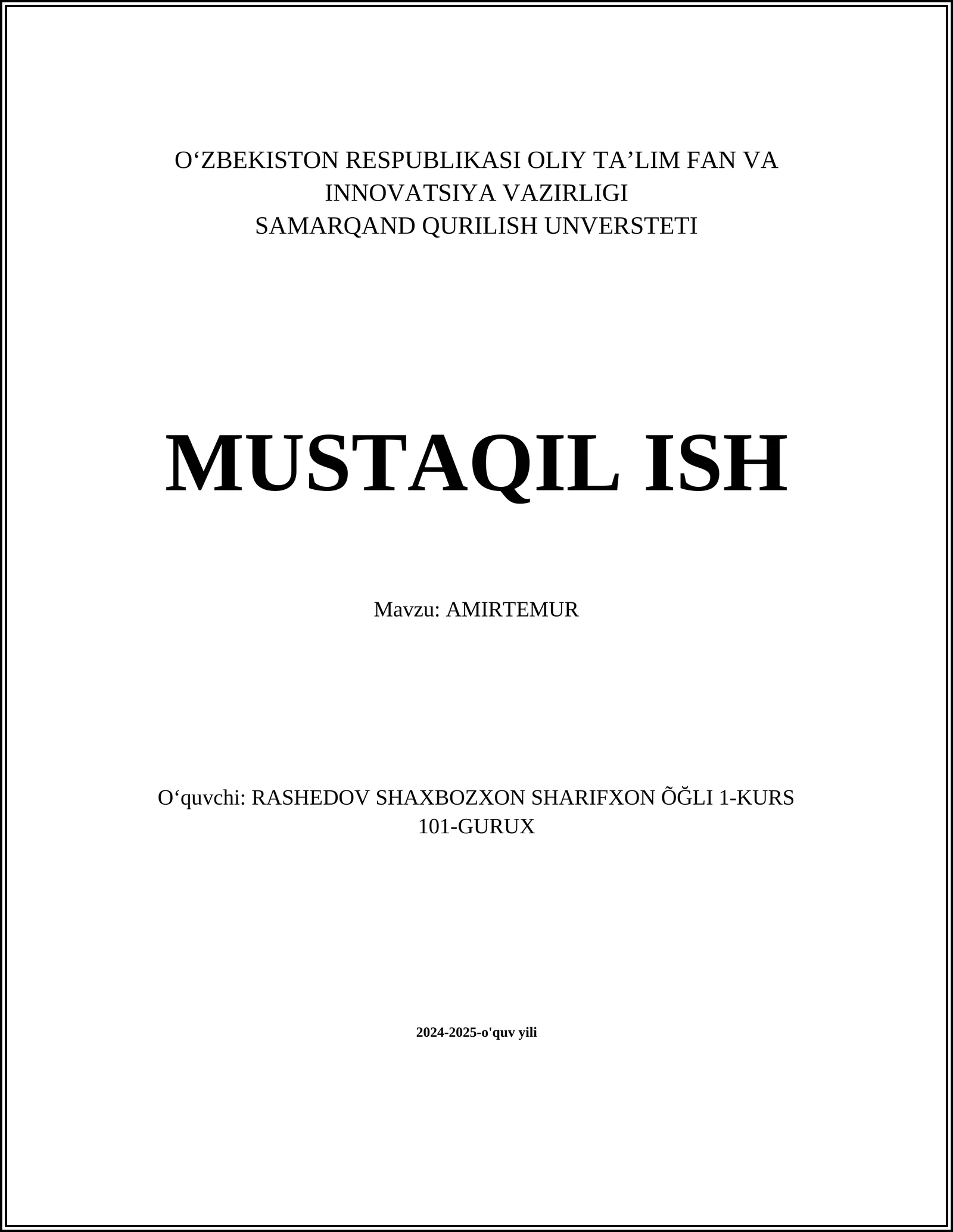 AMIRTEMUR