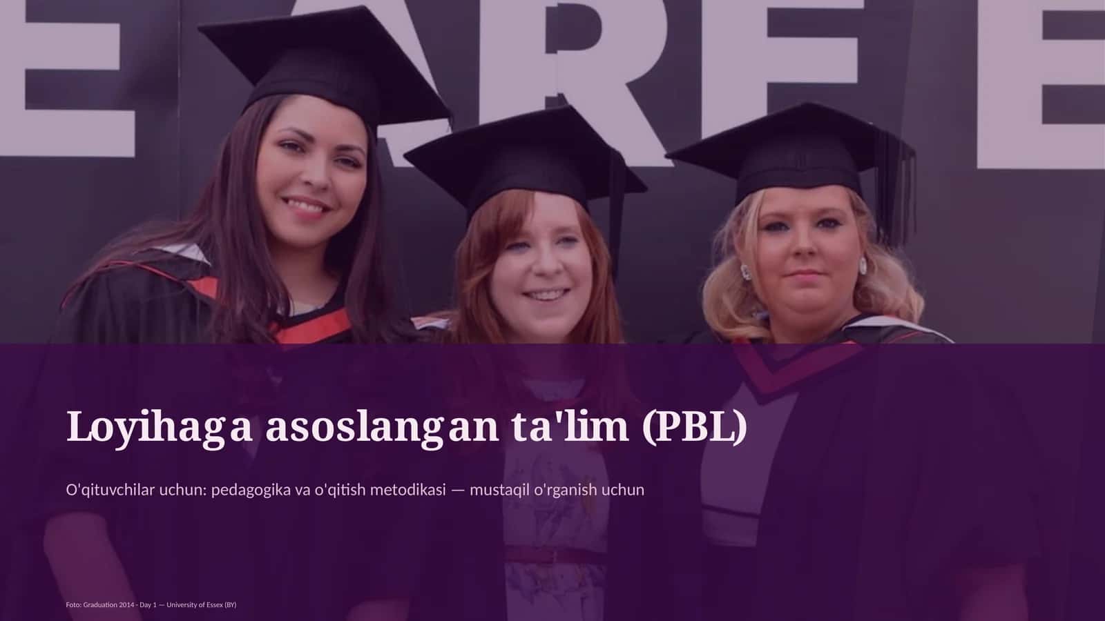 Loyihaga asoslangan ta'lim (PBL)