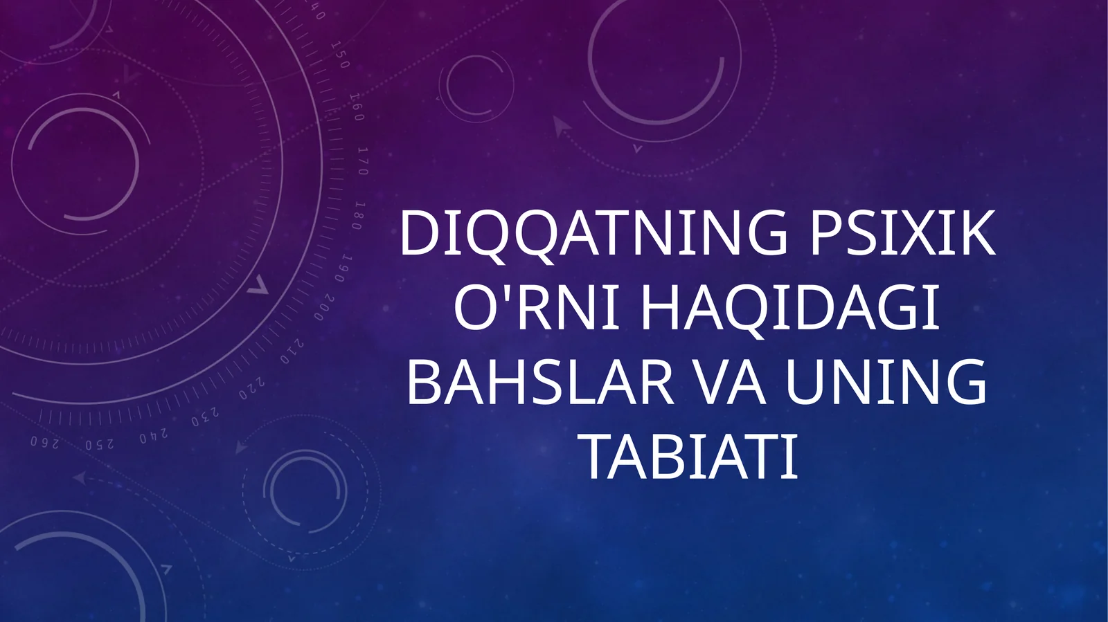 Diqqatning psixik o'rni haqidagi bahslar va uning tabiati