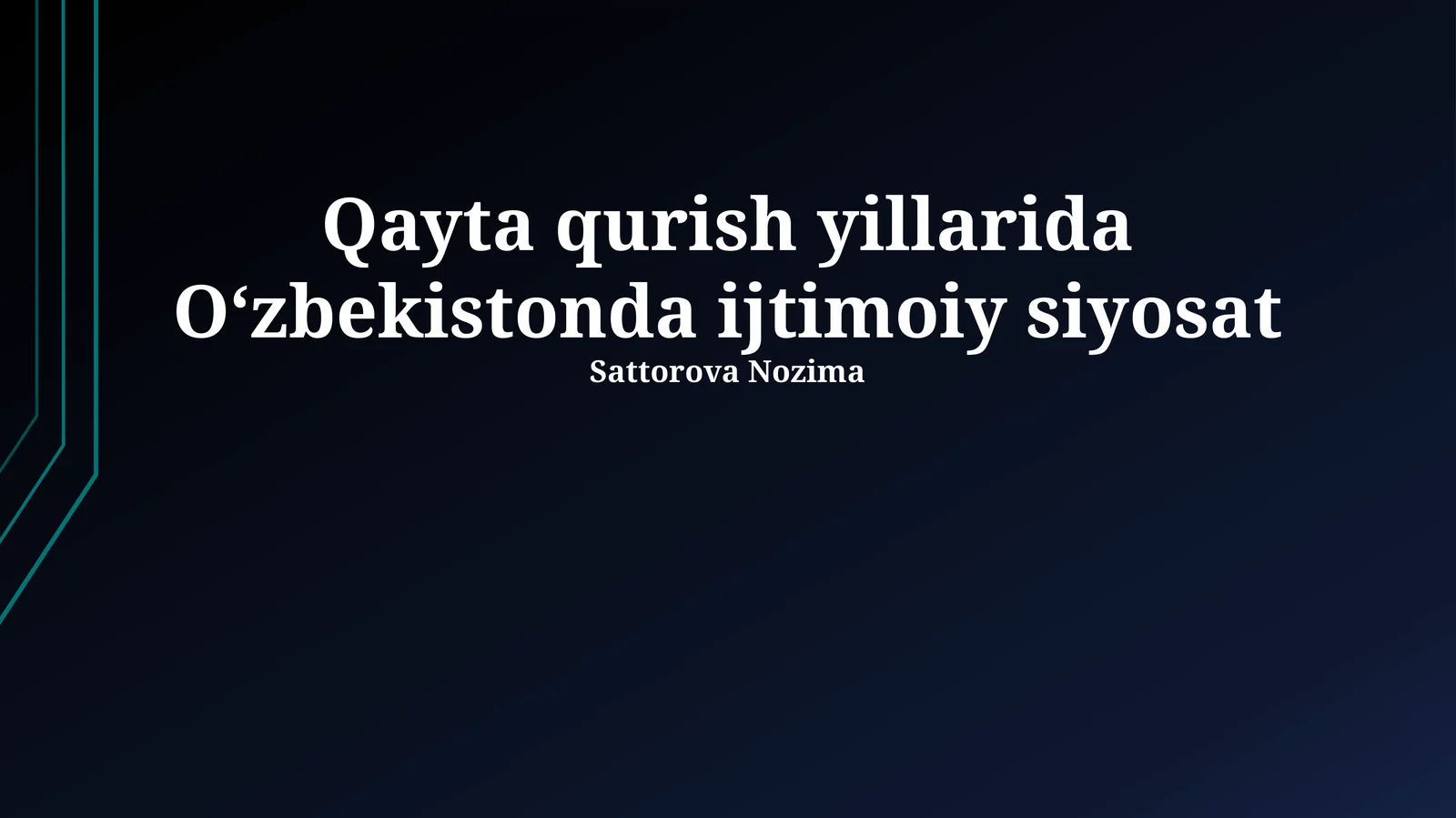 Ijtimoiy himoya va pensiya ta'minoti