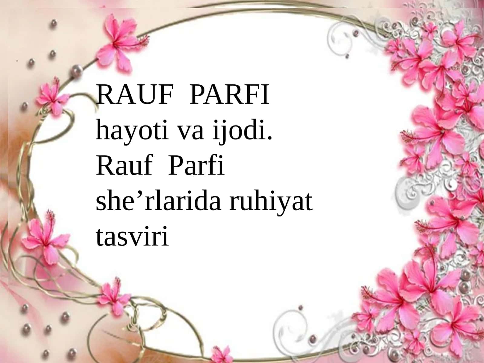 O’zbek adabiyoti tarixidan mustaqil ishi