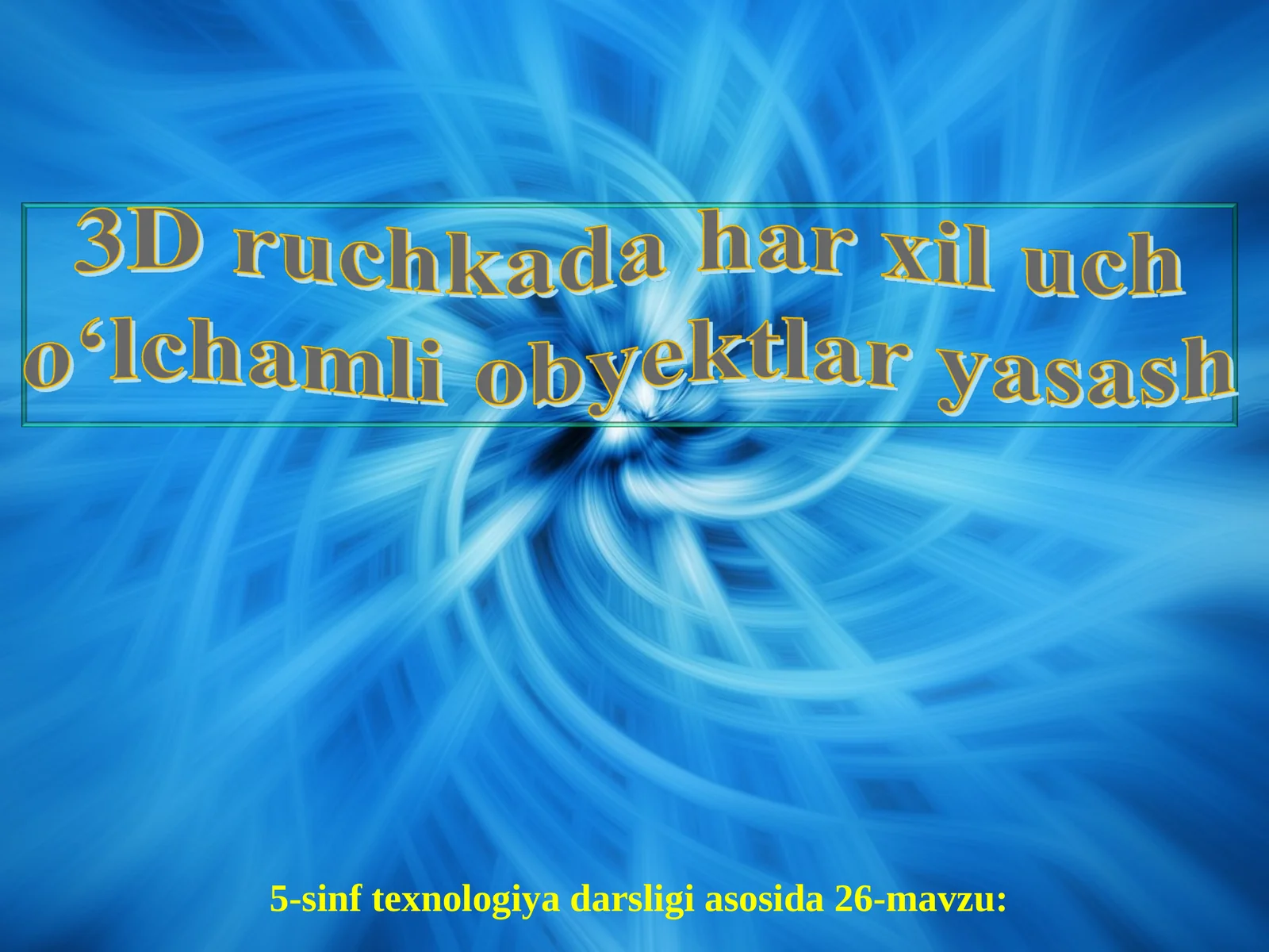 3D ruchka