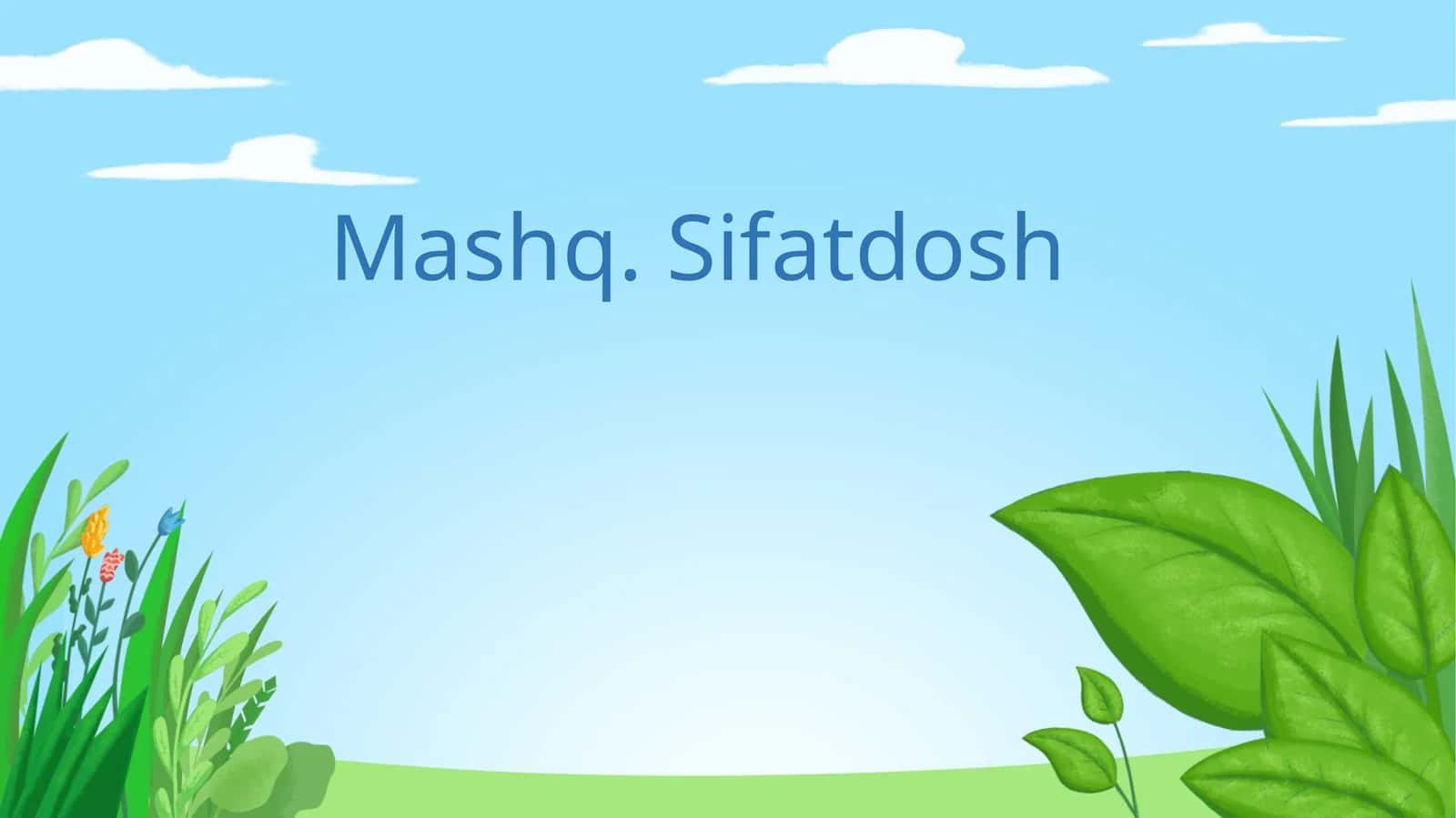 Rus tili - Sifatdosh Amaliy mashg'ulot