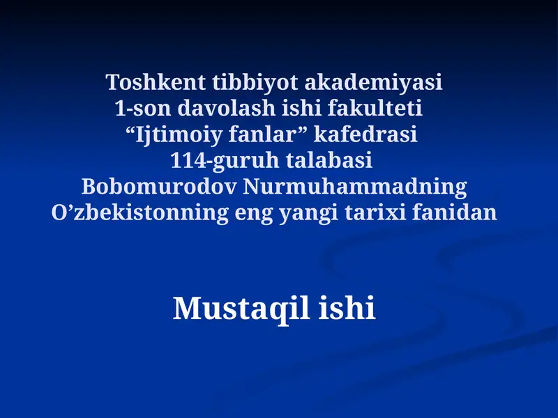 Amir Temur va Temuriylar Davri Renessansi