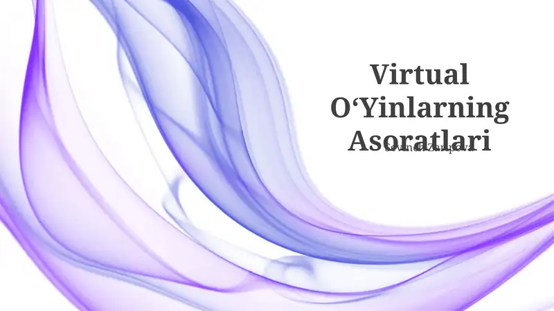 Virtual OʻYinlarning Asoratlari