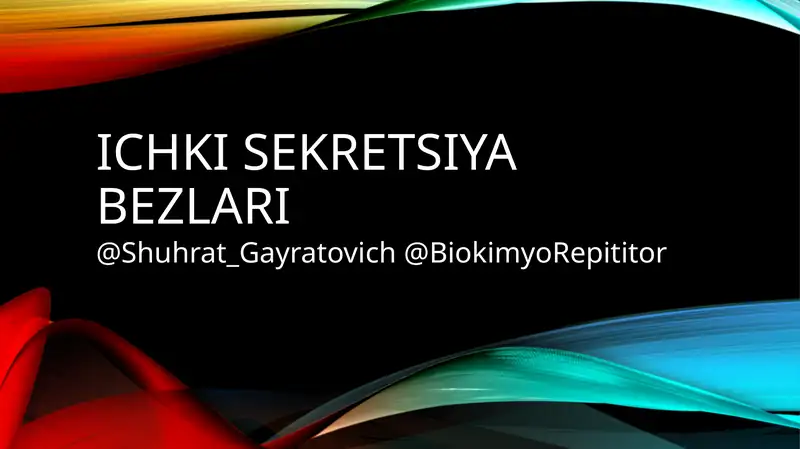 Ichki sekretsiya Bezlari