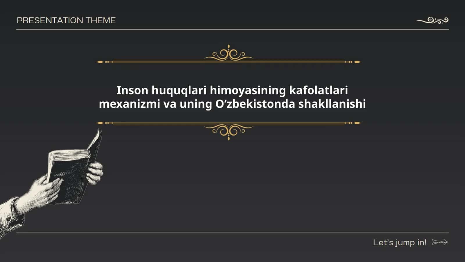 Inson huquqlari himoyasining kafolatlari mexanizmi va uning Oʻzbekistonda shakllanishi