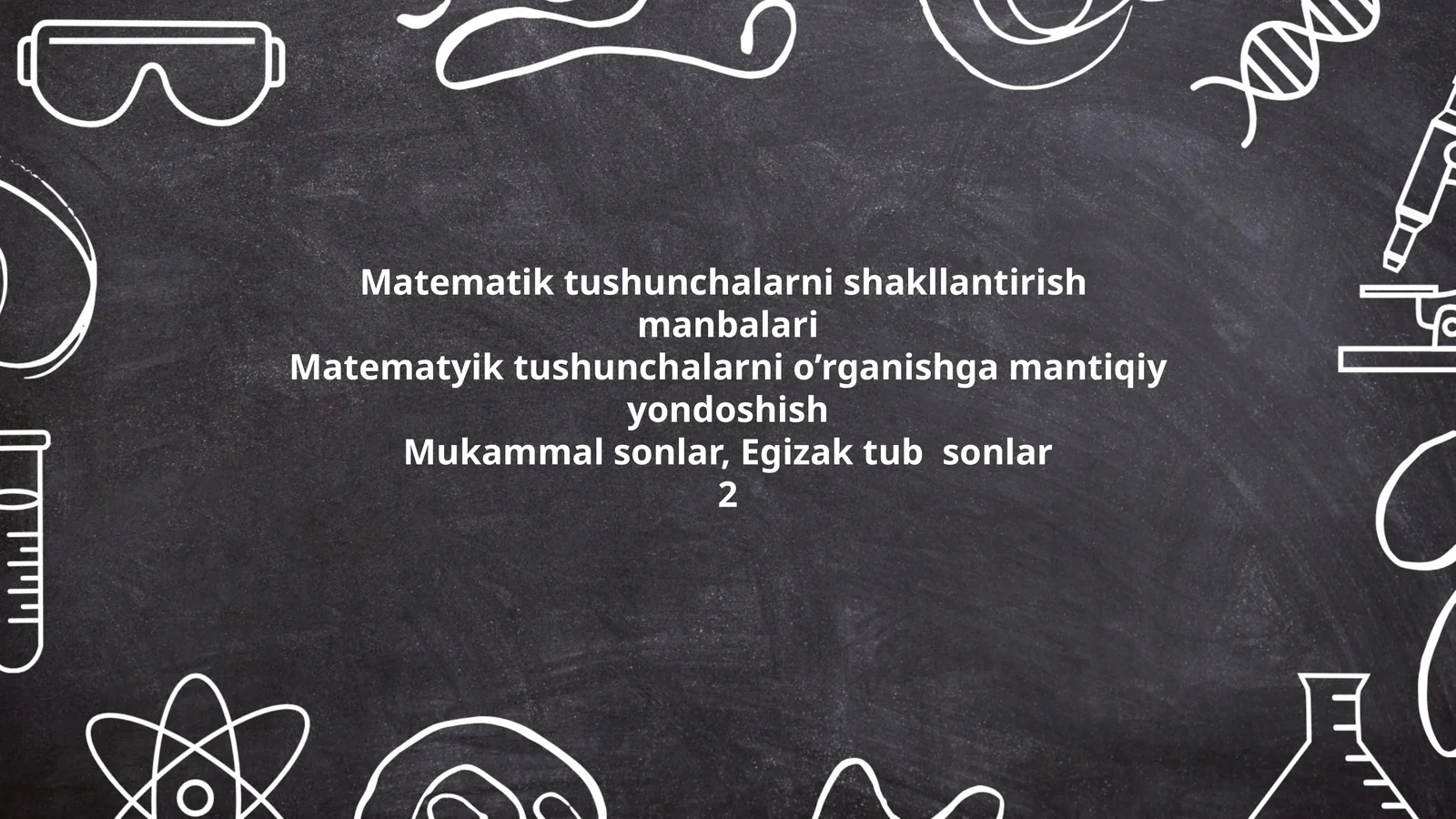 Matematik tushunchalarni shakllantirish tamoyillari