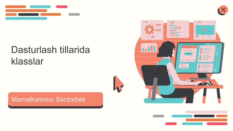 Dasturlash tillarida klasslar