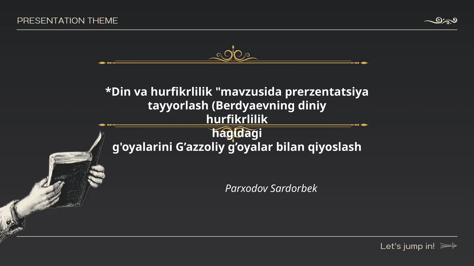 Berdyaev va diniy hurfikrlilik