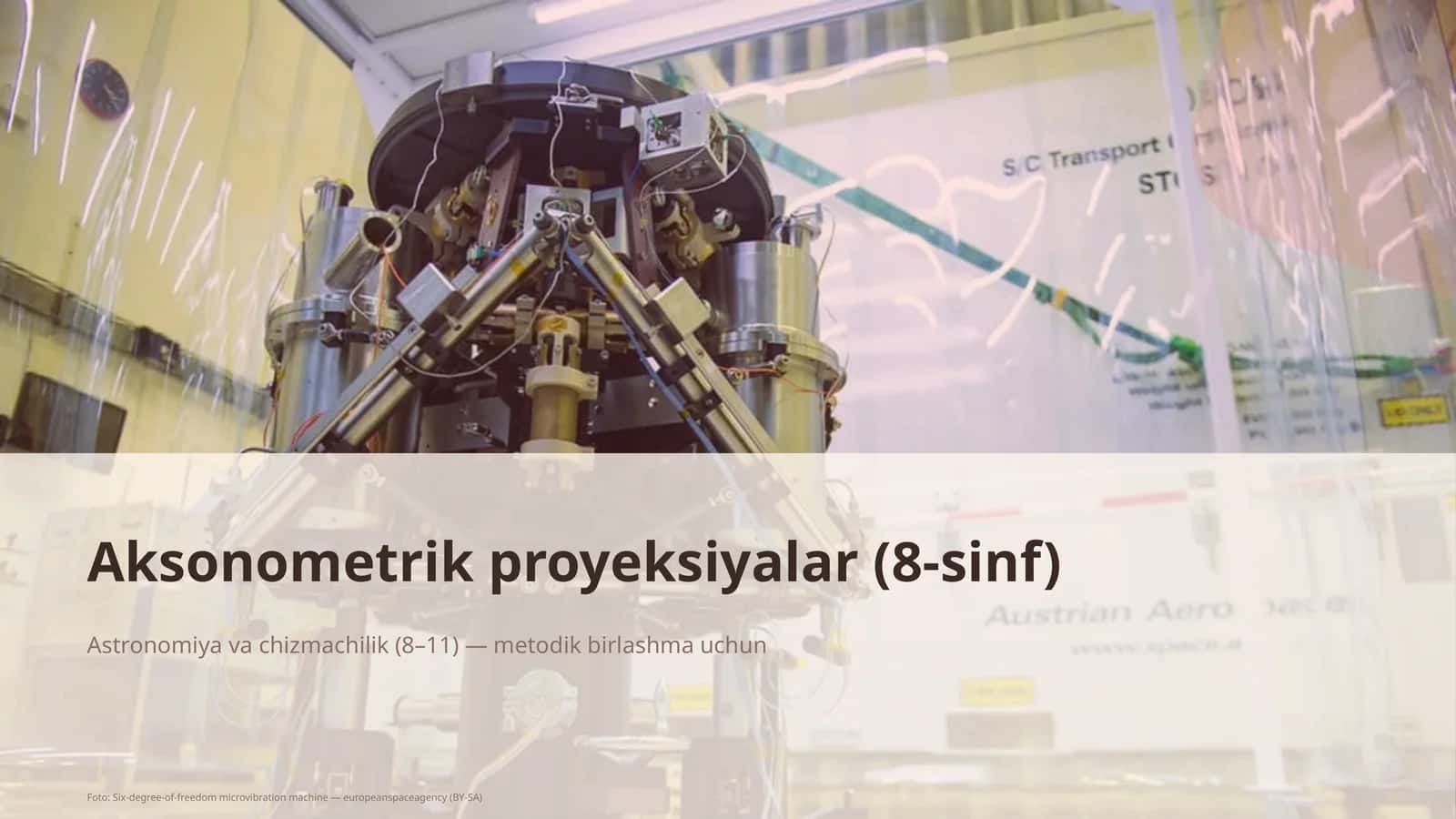 Aksonometrik proyeksiyalar (8-sinf)