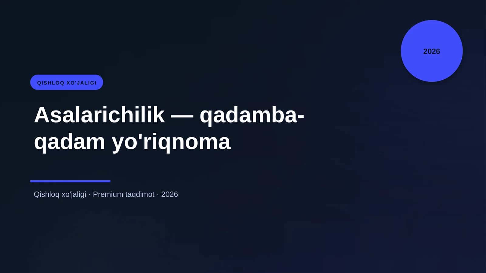 Asalarichilik