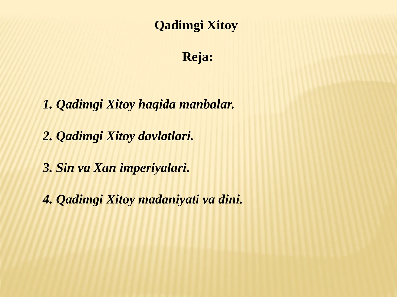 Qadimgi Xitoy